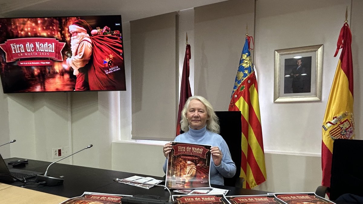 Presentación de la Feria de Navidad.