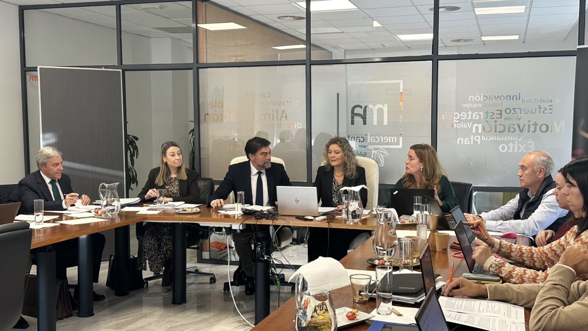 Reunión del consejo de administración de Mercalicante.