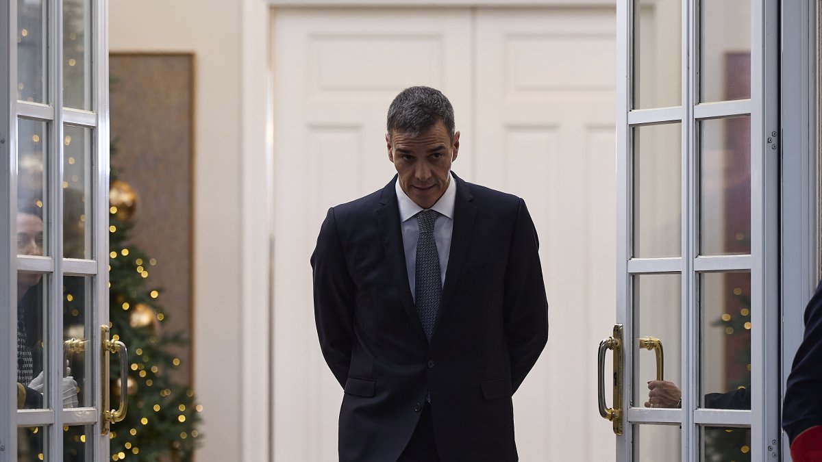 El presidente del Gobierno, Pedro Sánchez