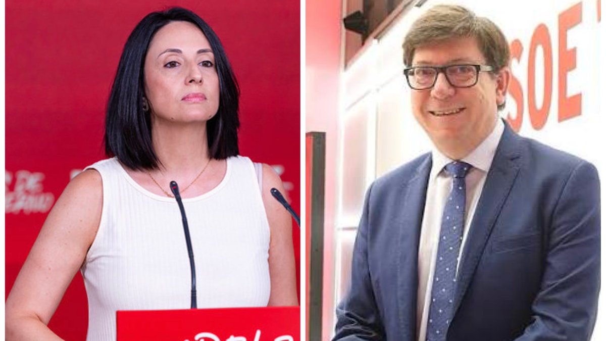 Rebeca Torró, secretaria de Organización del PSOE, y Paco Salazar