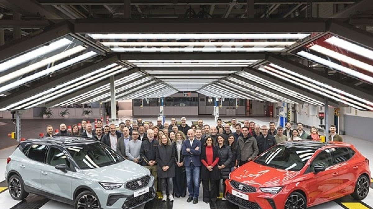 Seat inicia la producción de los nuevos Ibiza y Arona en su planta de Martorell (Barcelona).