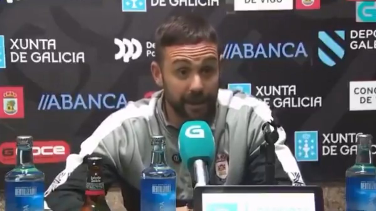 La rueda de prensa del entrenador del Real Ávila