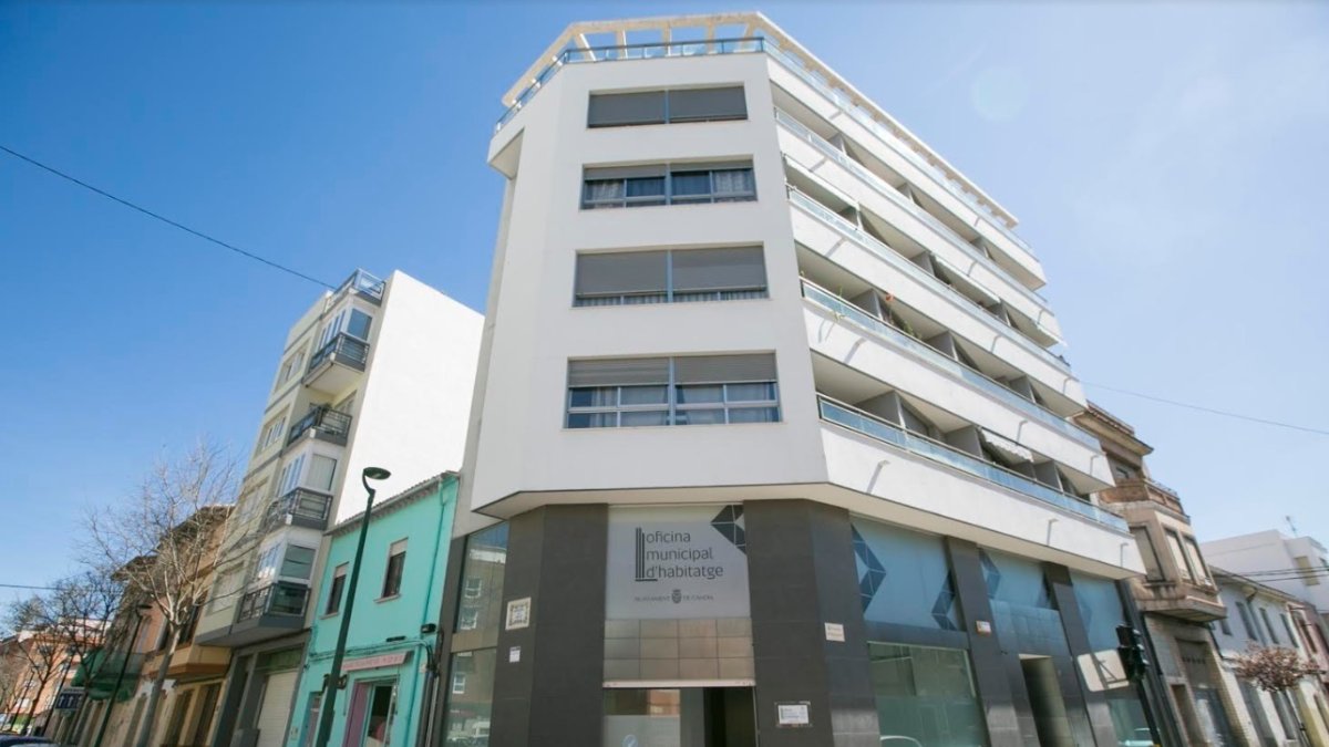 Foto de archivo de la oficina municipal de la vivienda de Gandía