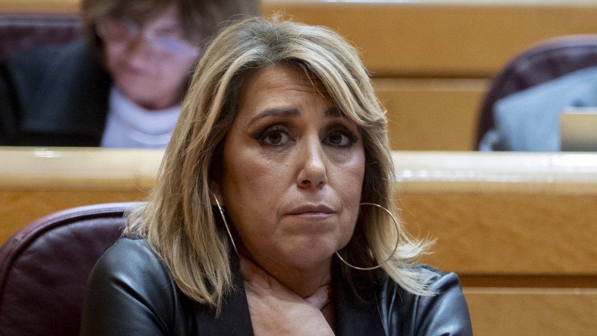 La senadora del PSOE y expresidenta de la Junta de Andalucía Susana Díaz en una imagen de archivo.