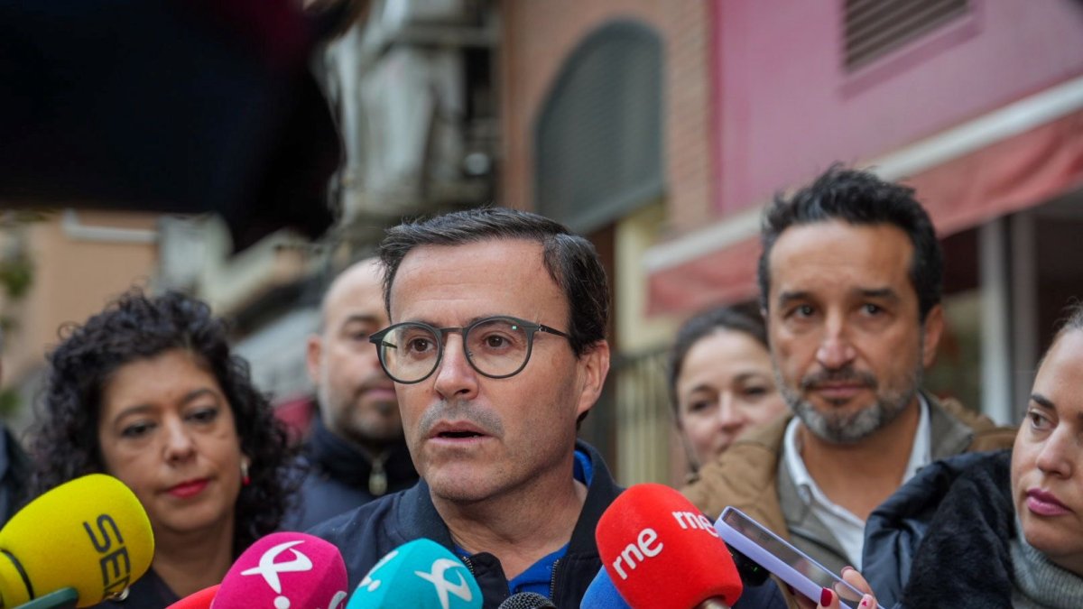 El candidato socialista Miguel Ángel Gallardo