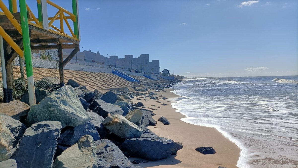Playa de Matalascañas, Almonte (Huelva) donde han comenzado los rellenos de tierra.