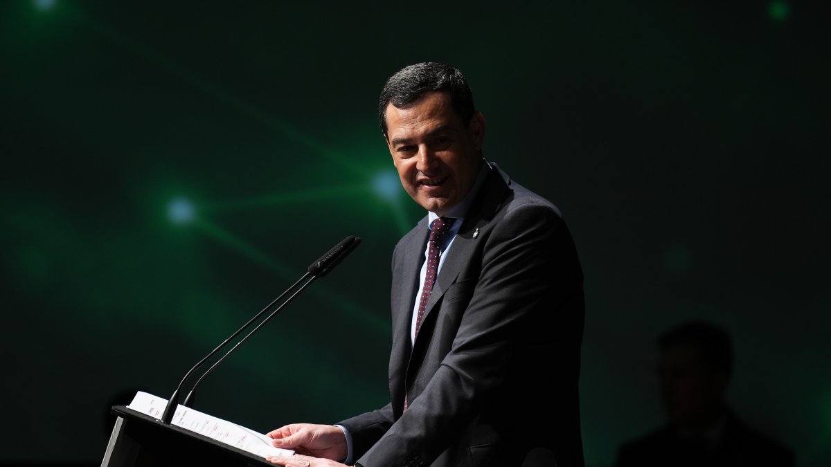 El presidente de la Junta de Andalucía, Juanma Moreno.