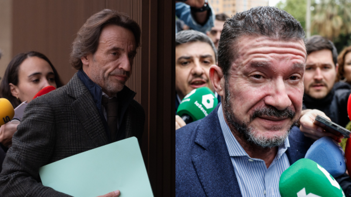 A la derecha, José Manuel Cuenca, a la izquierda, Emilio Argüeso