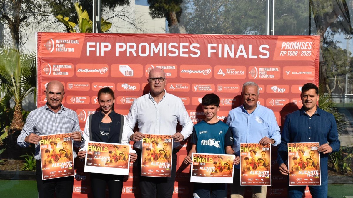 Presentación del torneo internacional de pádel Promises Finals 2025.