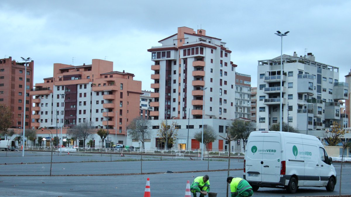 Obras aparcamiento disuasorio ZBE