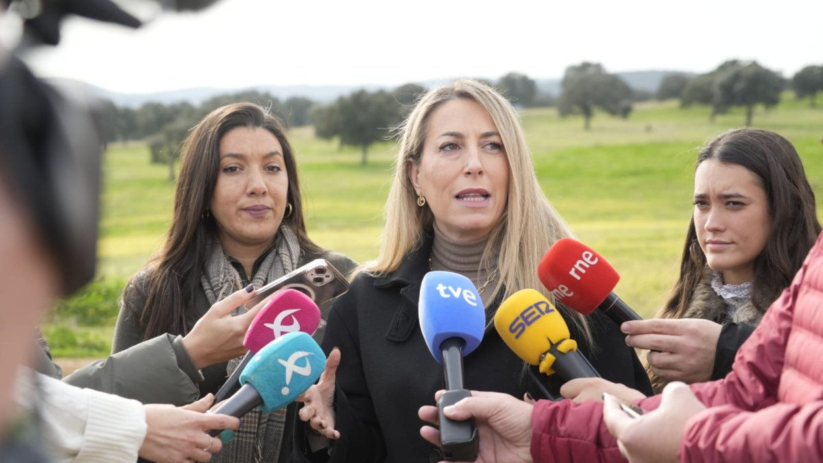 La presidenta del PP Extremadura Maria Guardiola