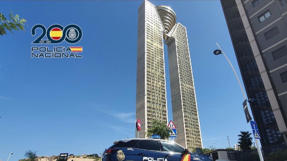 Coche de la Policía Nacional en Benidorm.
11/1/2024