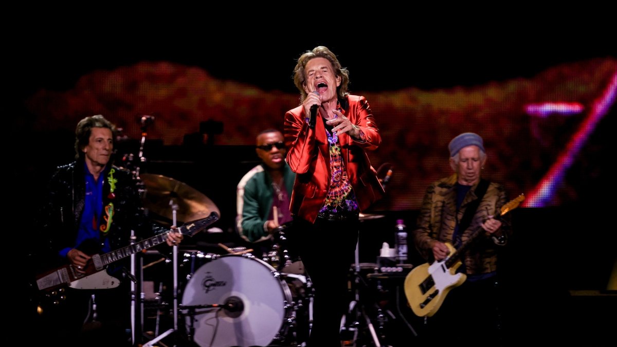 The Rolling Stones, en un concierto en el Wanda Metropolitano, a 1 de junio de 2022