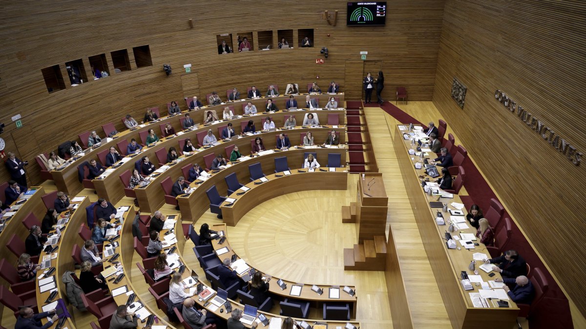 Pleno de Les Corts Valencianes