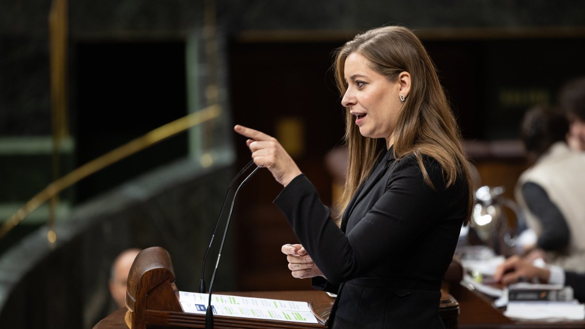 La portavoz del PP en el Congreso, Ester Muñoz