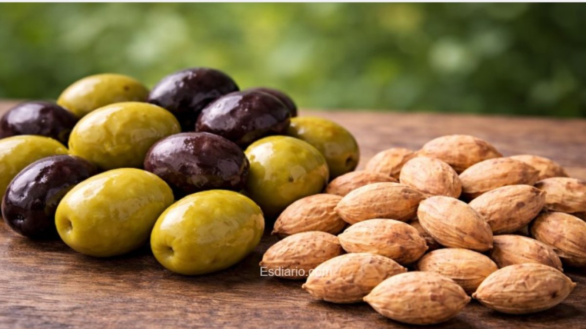 Aceitunas y sus huesos