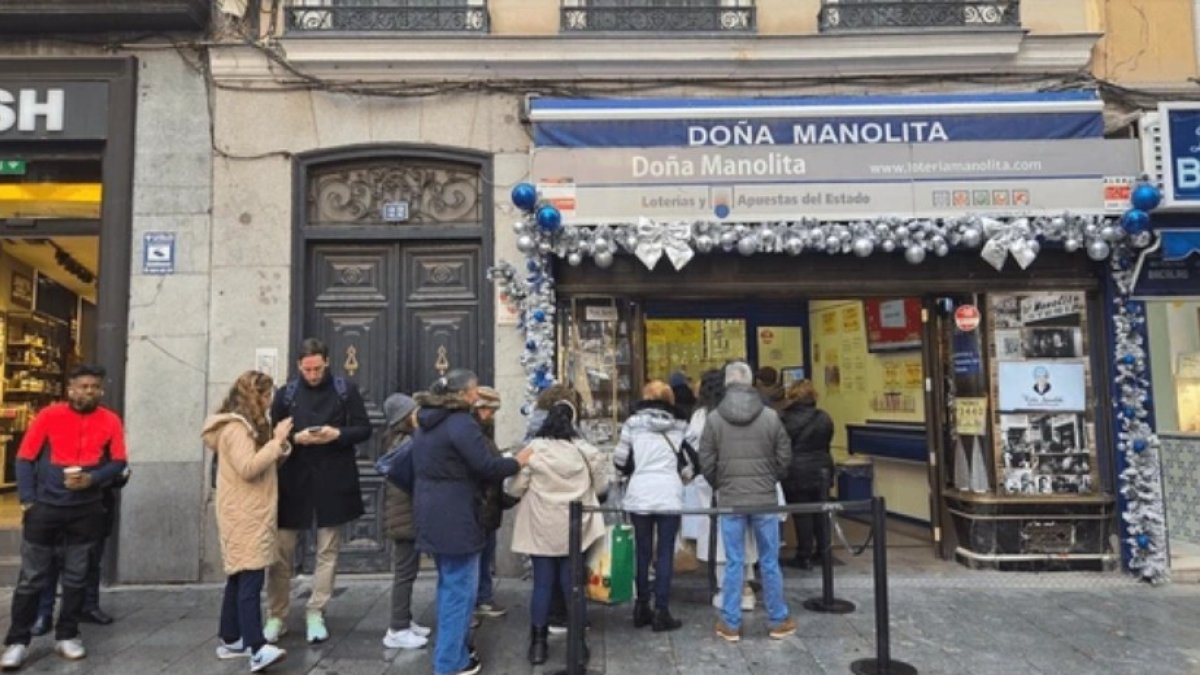 Lotería Doña Manolita en Madrid