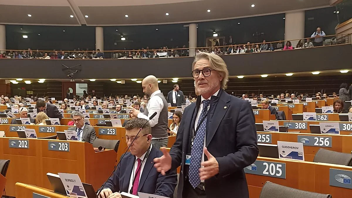 Pablo Broseta en el Parlamento Europeo.