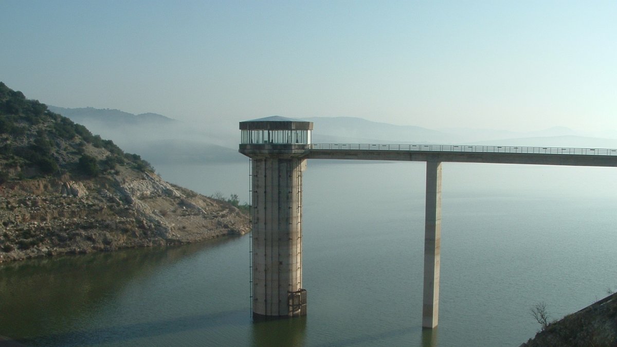 Embalse de Guadalcacín, en la provincia de Cádiz.