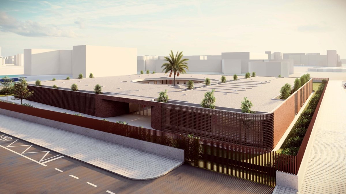 Imagen virtual del futuro centro de educación especial El Somni en Alicante.