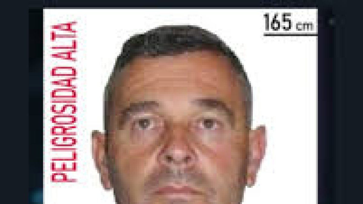 José María Pavón Pereira, el fugitivo detenido.