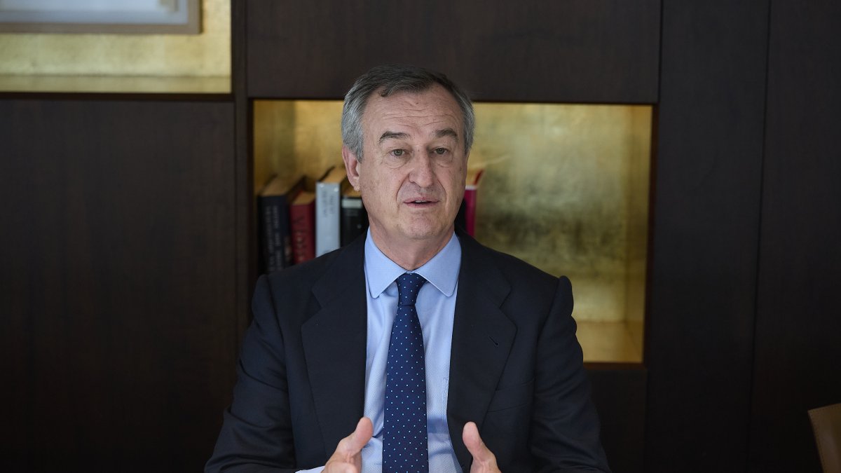 El consejero delegado de Banco Sabadell, César González-Bueno, que ha estado muy presente en los medios durante este año que ya termina. 
Jesús Hellín / Europa Press
07 OCTUBRE 2025