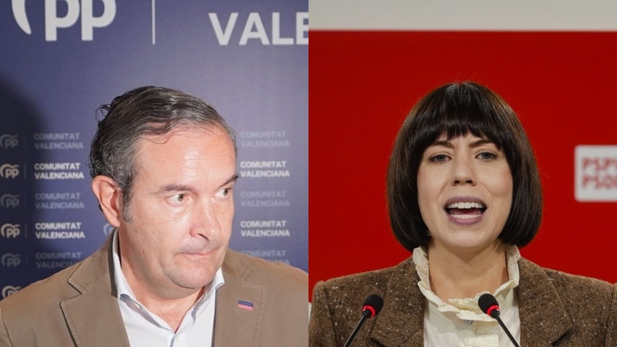 Nando Pastor (PPCV) y Diana Morant (PSPV)