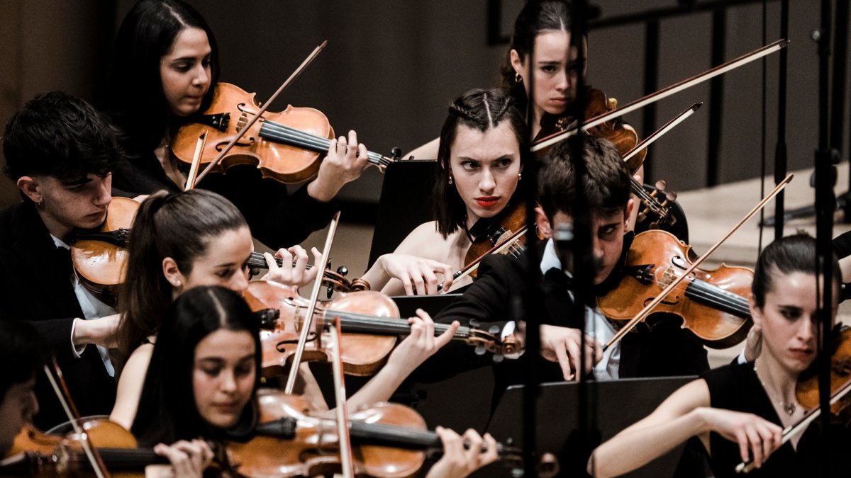 Músicos de la Jove Orquestra de la Generalitat Valenciana.