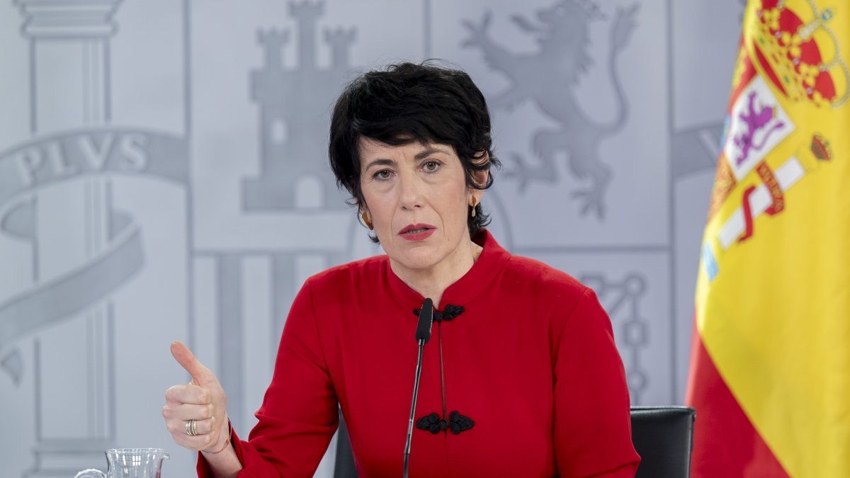 (Foto de ARCHIVO)
La ministra de Seguridad Social, Inclusión y Migraciones y nueva portavoz del Gobierno, Elma Saiz 23/12/2025