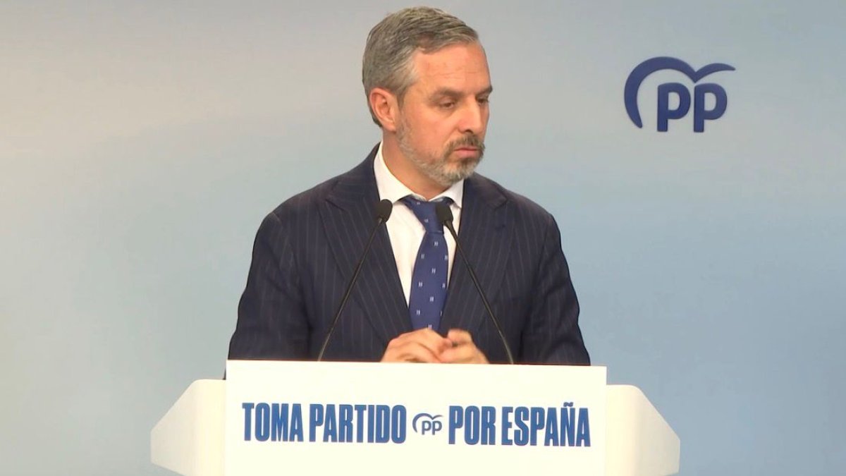 el vicesecretario de Hacienda, Vivienda e Infraestructura del PP, Juan Bravo,