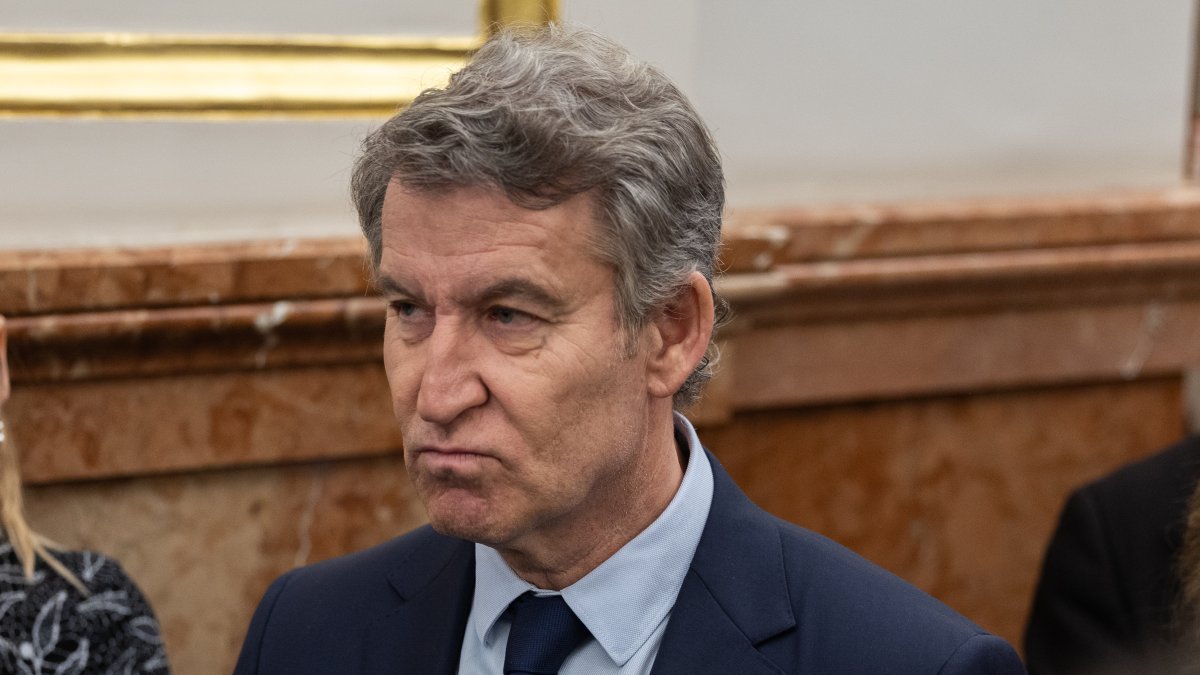 El presidente del PP, Alberto Núñez Feijóo.