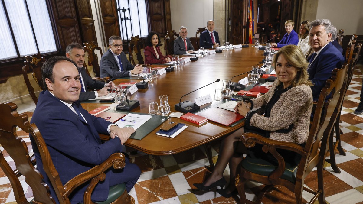 Imagen archivo reunión del Consell