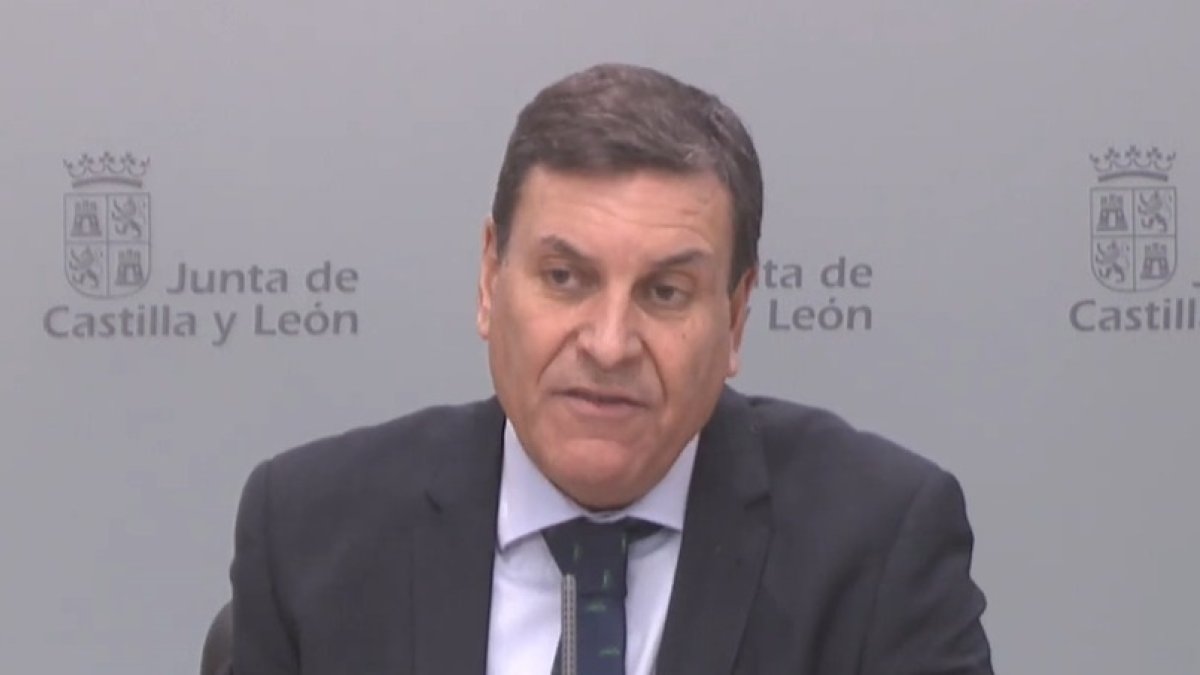 El consejero de Economía y Hacienda y portavoz, Carlos Fernández Carriedo. 
REMITIDA / HANDOUT por JCYL
20/11/2025