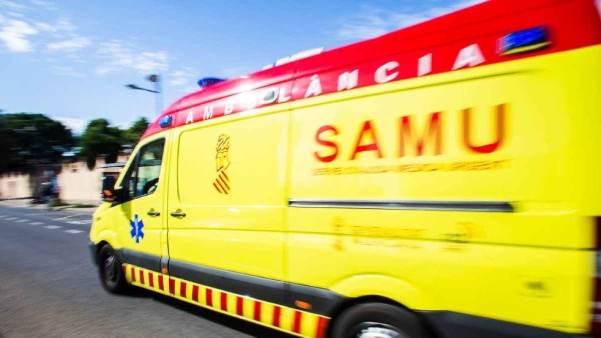 Imagen de archivo de una ambulancia del SAMU.