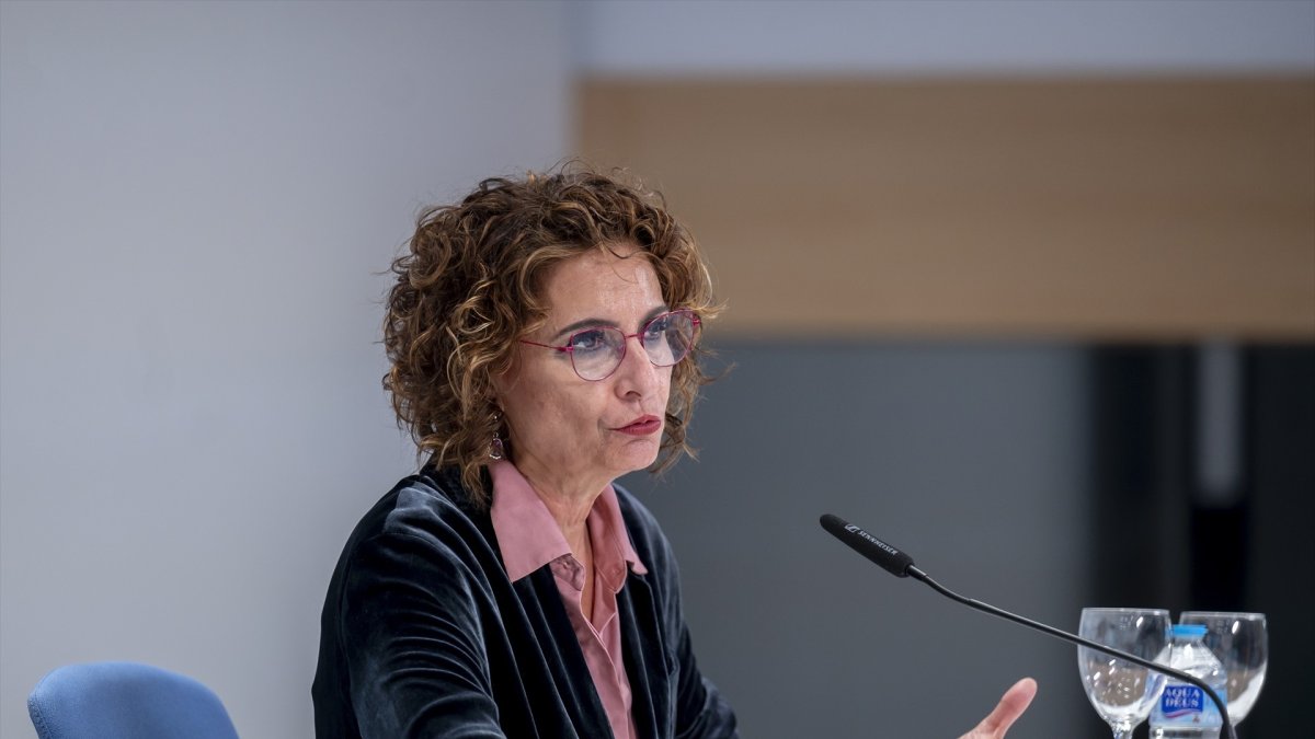 La vicepresidenta primera y ministra de Hacienda, María Jesús Montero