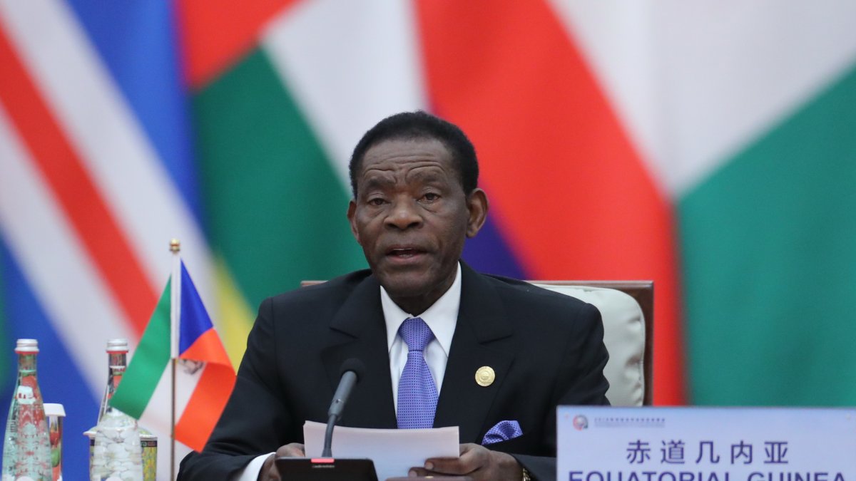 El presidente de Guinea Ecuatorial, Teodoro Obiang Nguema Mbasogo.