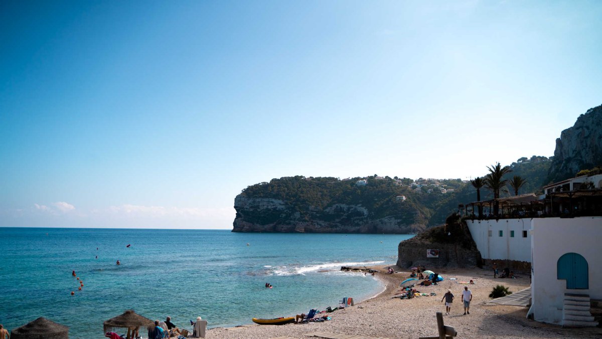 Cala de Portitxol de Xàbia.