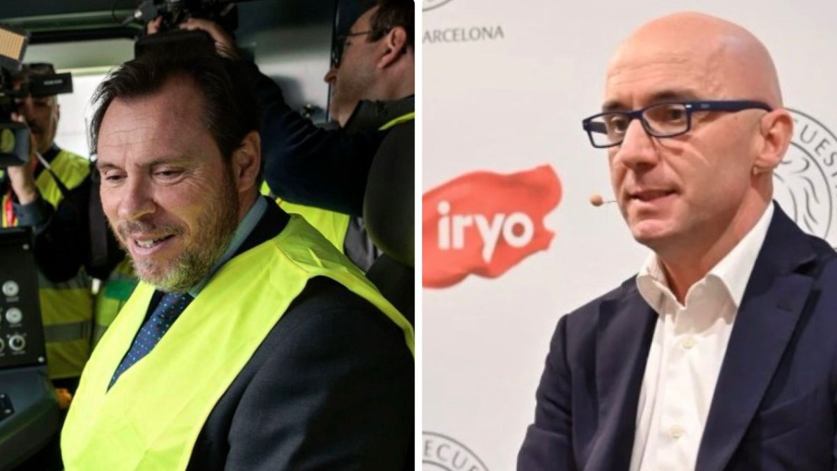 El ministro de Transportes, Óscar Puente, y el CEO de Iryo
