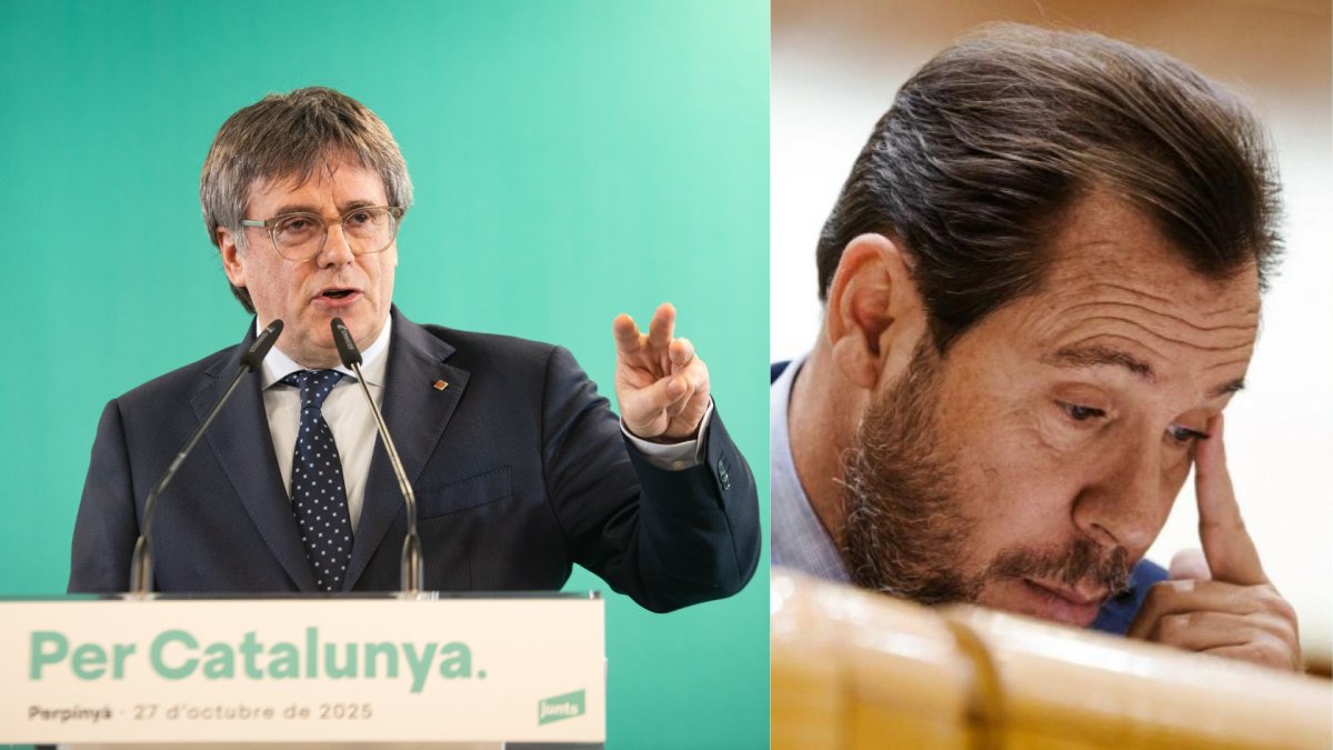 Carles Puigdemont y Óscar Puente