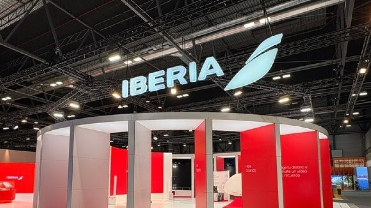 Stand de Iberia.
REMITIDA / HANDOUT por IBERIA
21/1/2026