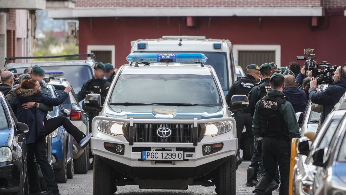 Llegada del autor confeso del crimen de Sueca a los juzgados, a 27 de enero de 2026, en Sueca, Valencia, Comunidad Valenciana (España).