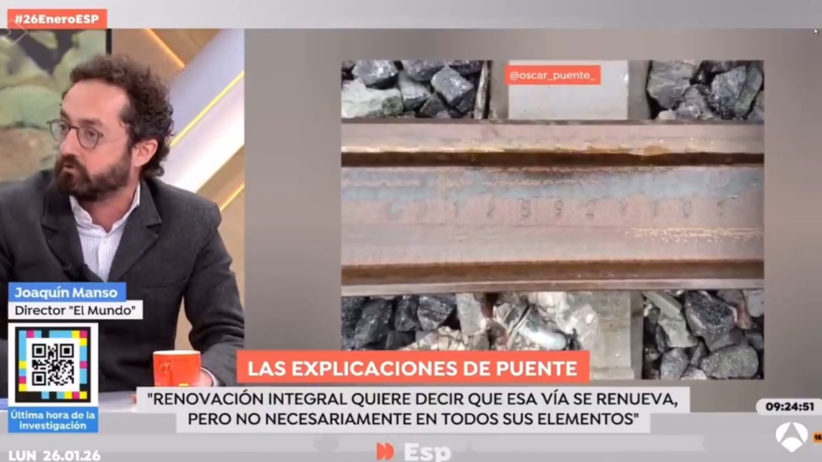 Joaquín Manso en Antena 3