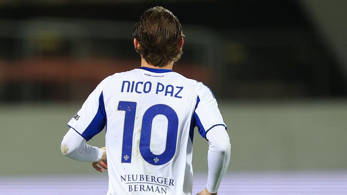 Nico Paz, jugador del Como italiano. (Photo by Gabriele Maltinti/Getty Images)