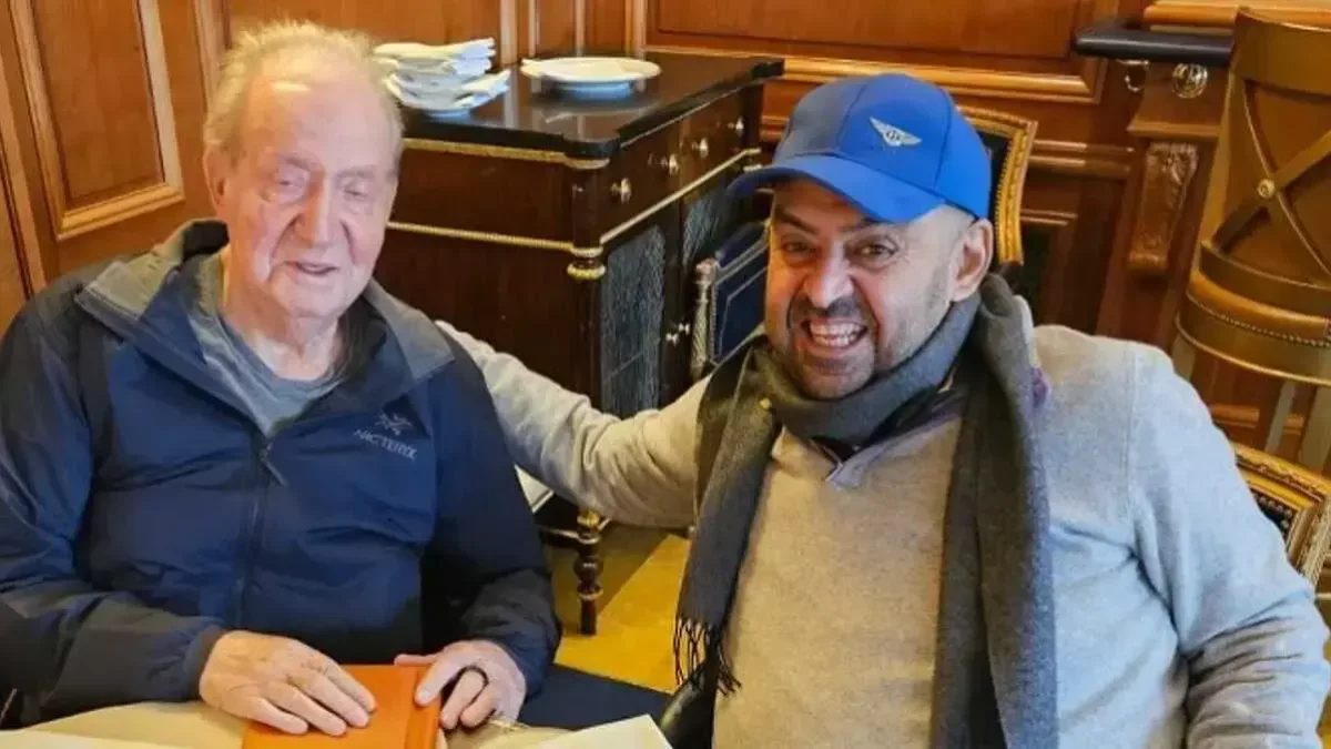 El Rey Emérito y su amigo el jeque Khaled Bader Alsabah.