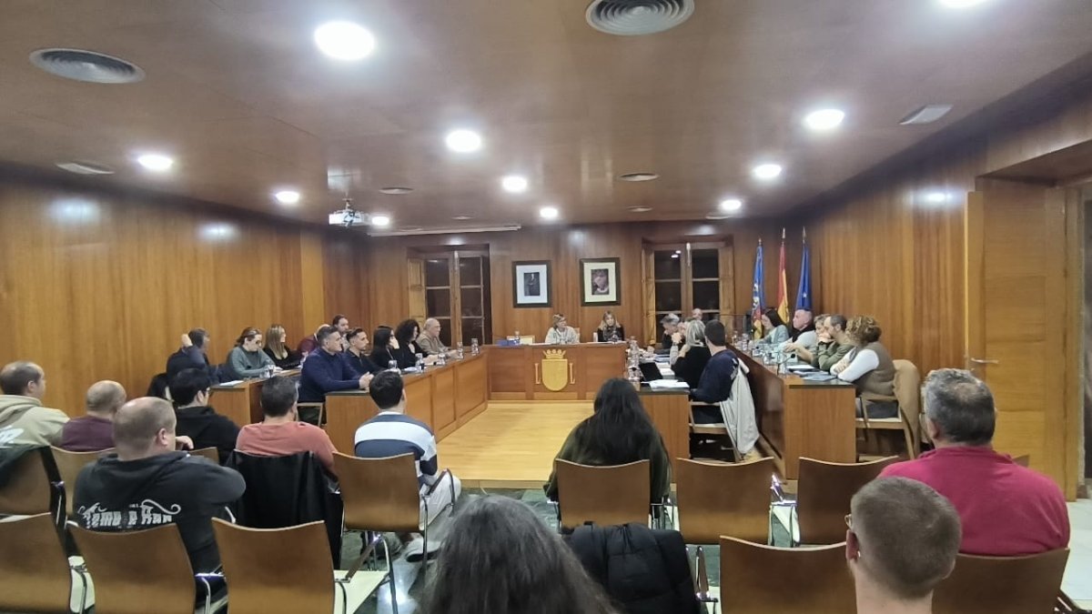 Pleno de la corporación de Xàbia.