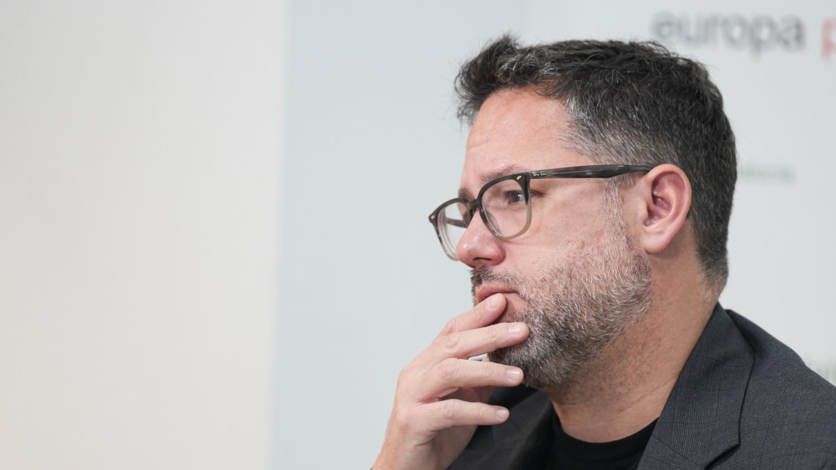 El portavoz de Adelante Andalucía y su candidato a la Presidencia de la Junta de Andalucía, José Ignacio García.