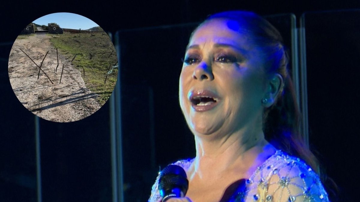 Isabel Pantoja asiste al ocaso de la finca Cantora