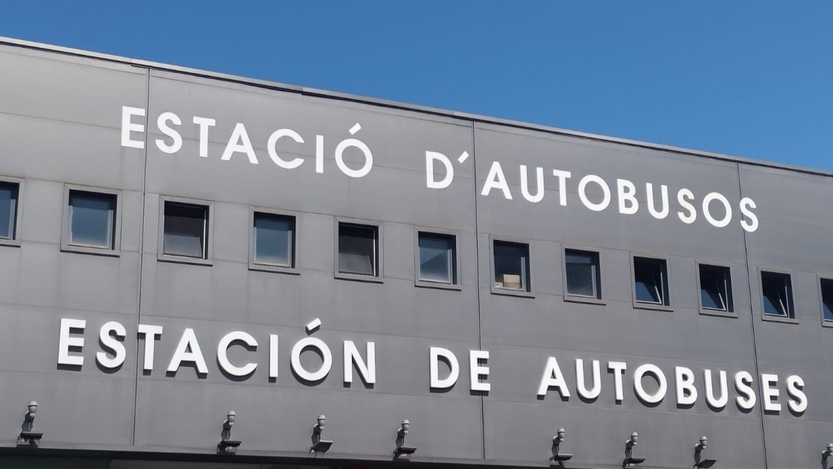 Imagen de la estación de autobuses de Alicante.