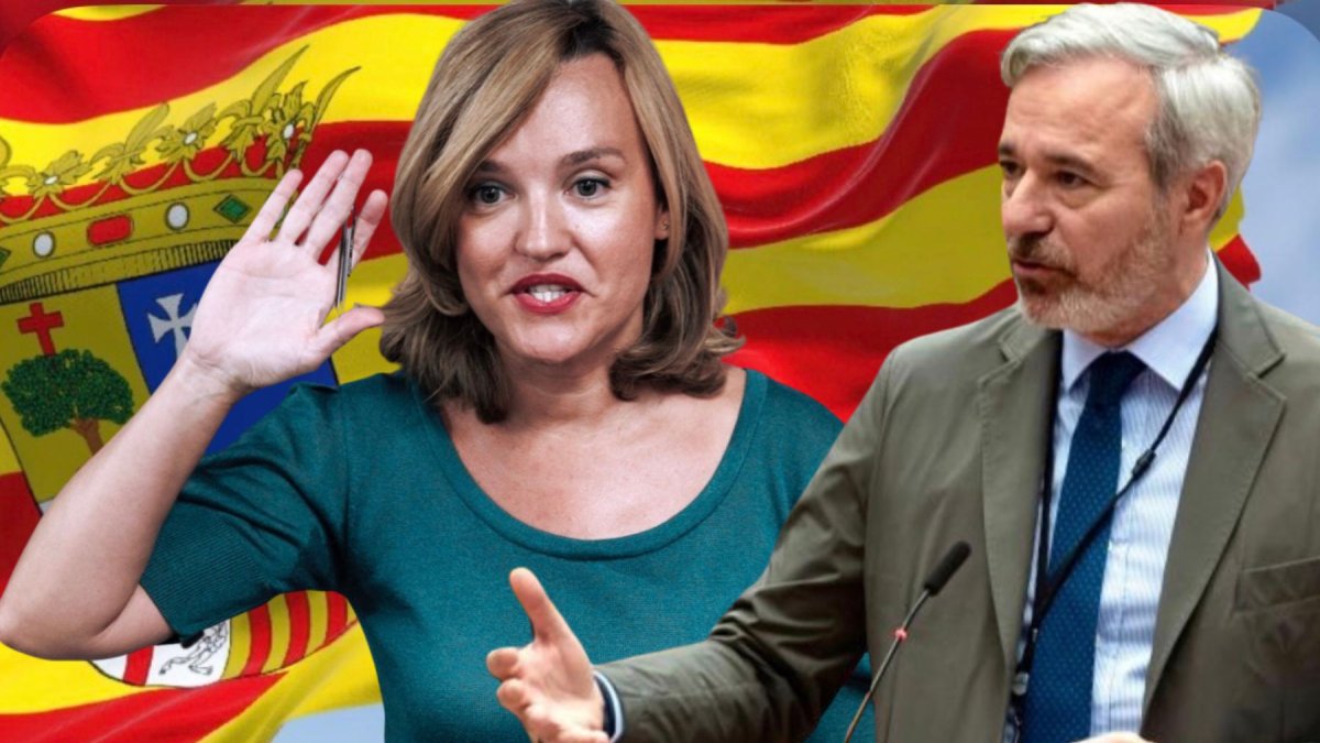 Los candidatos a las Elecciones Aragonesas, Pilar Alegría y Jorge Azcón