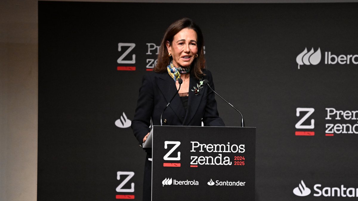 La presidenta de Banco Santander, Ana Botín. 
José Oliva / Europa Press
13/1/2026